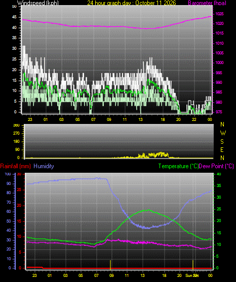 24 Hour Graph for Day 11